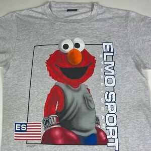 Vintage Elmo Sport Boxing T-Shirt Mens